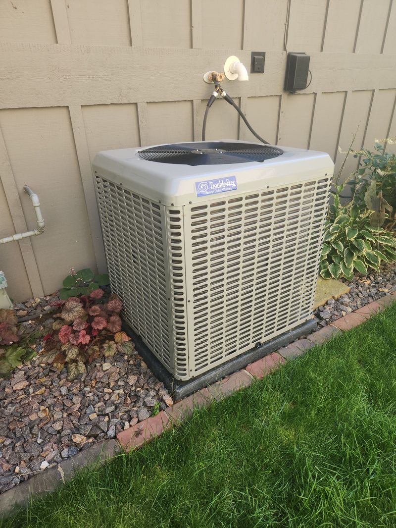 New central AC installed by Trouble Free in Pekin, Illinois