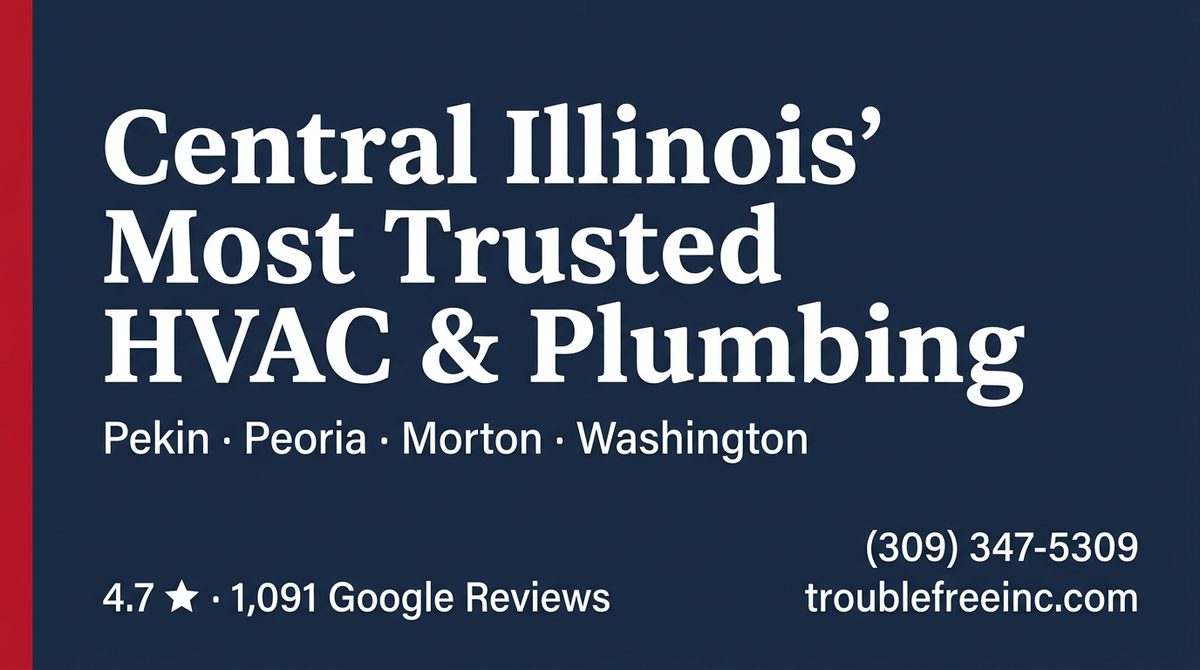 Trouble Free Heating, Cooling & Plumbing Inc. logo